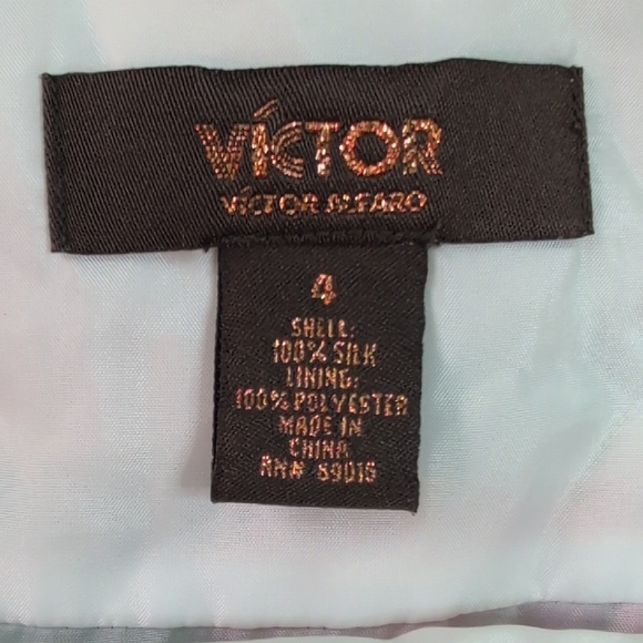 Victor Alfaro Skater Mini Skirt in Pink and Blue - Picture 6 of 7